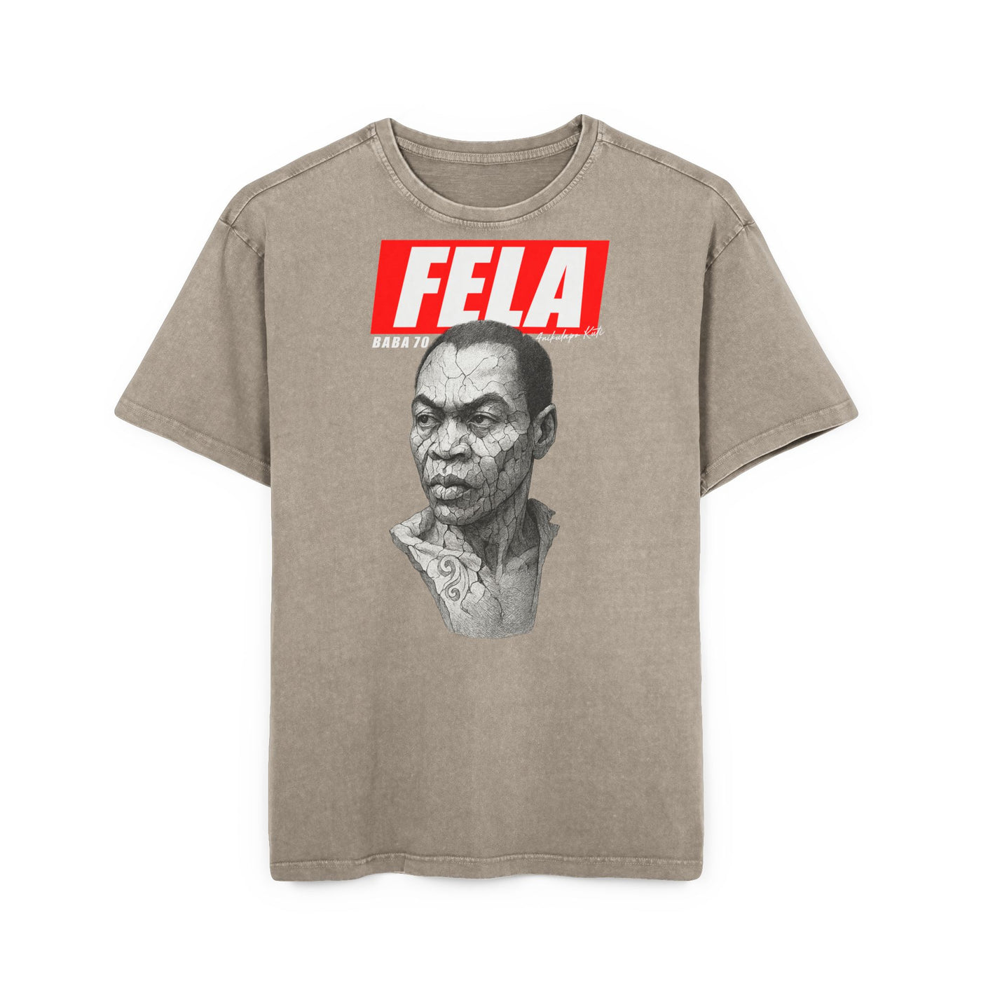 Soft cotton shirt showcasing African pride and Afrobeat heritage.