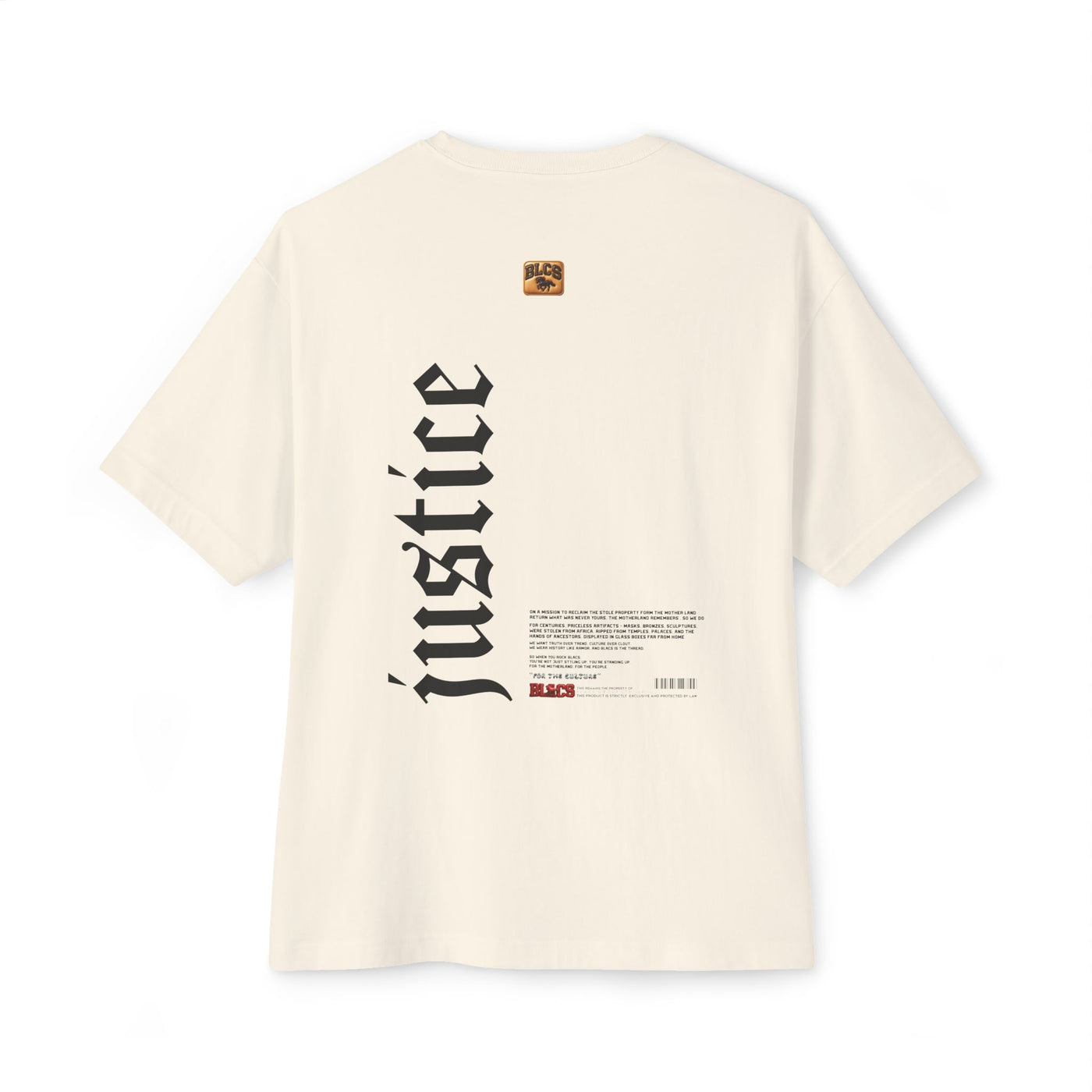 Justice Series A - Unisex Boxy Tee