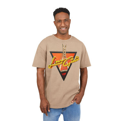 mens acid washed oversized tee