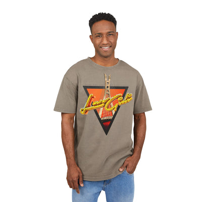 mens acid washed oversized tee