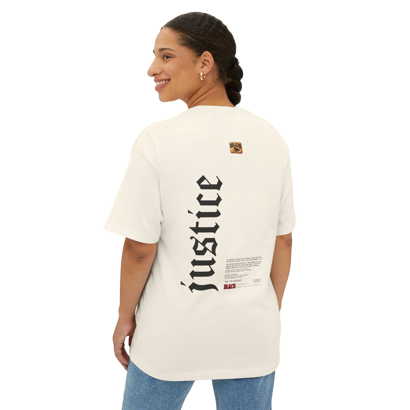 Justice Series A - Unisex Boxy Tee