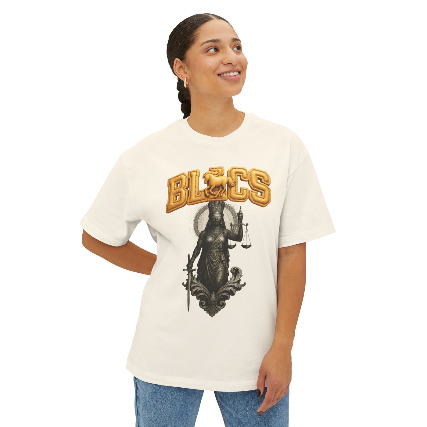 Justice Series A - Unisex Boxy Tee