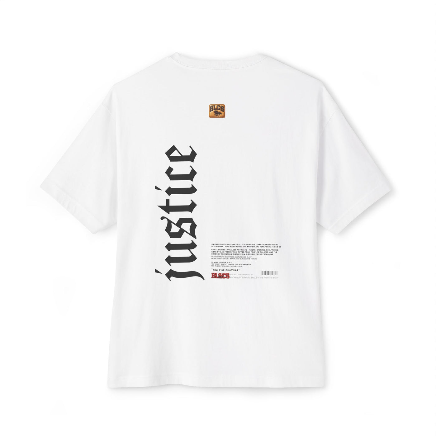Justice Series A - Unisex Boxy Tee