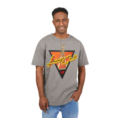 mens acid washed oversized tee