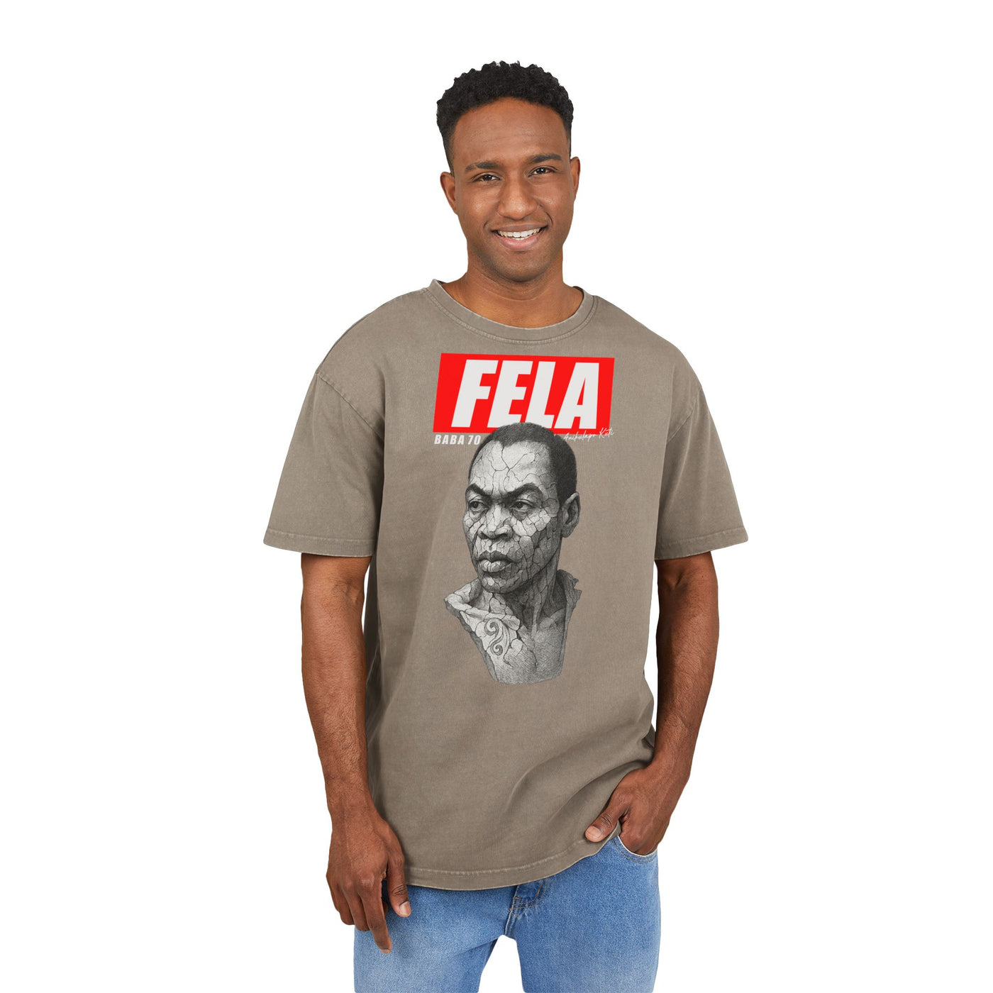 FELA  Unisex Box Tee  Spooky Cotton Shirt