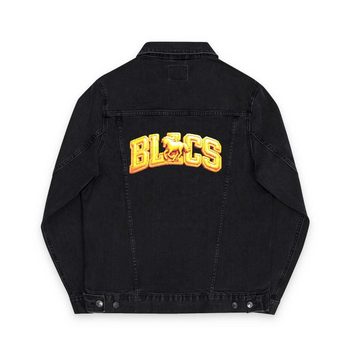Stylish Unisex Embroidered Denim Jacket
