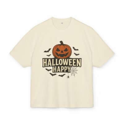 Celebrate spooky season in style with this comfy Halloween unisex box tee.